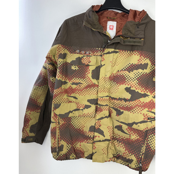 Burton Phantom Snowboard Jacket Hooded Ski Brown Outdoor Men's Size Large - Picture 4 of 16